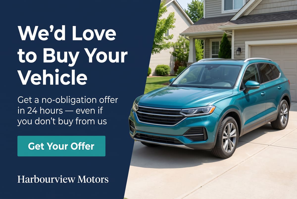 Postcard: We'd Love to Buy Your Vehicle, get an offer in 24 hours