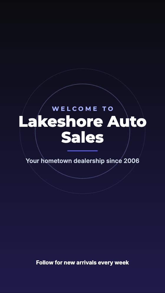 Brand Intro car dealership ad template: Motion · story 9:16 · Reel opener