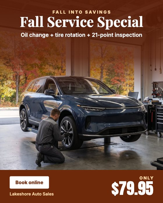 Fall Service Special car dealership ad template: Autumn · service bundle