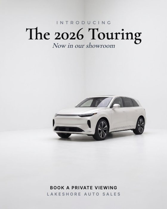 Gallery Launch car dealership ad template: New model · white minimal