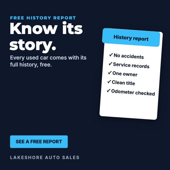 Know Its Story car dealership ad template: No photo · history report