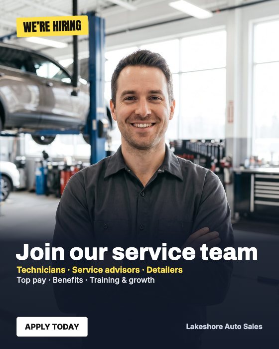 Now Hiring car dealership ad template: Join our team