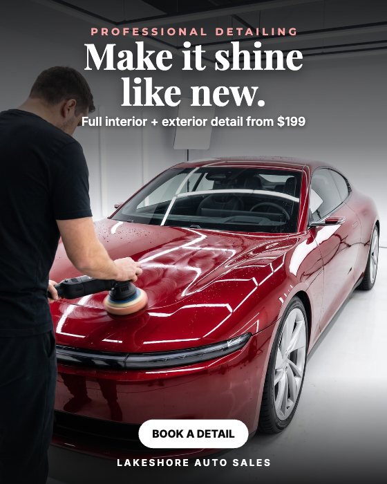 Showroom Shine car dealership ad template: Detailing package