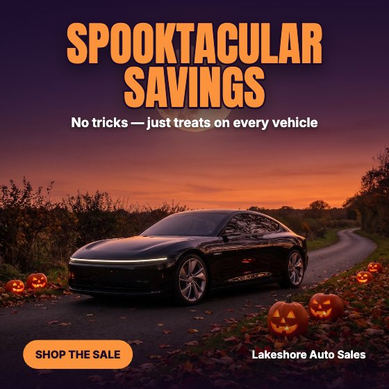 Spooktacular Savings car dealership ad template: Halloween · October
